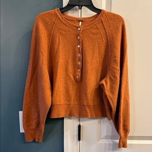 Free People Porta Cashmere Henley